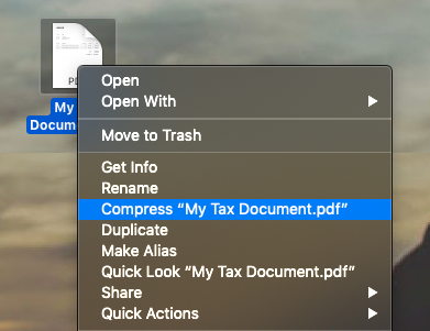 my tax document